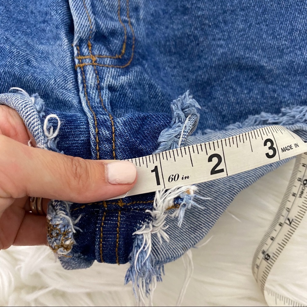🔹sold🔹John Galt Button Fly Denim Cutoff Shorts - Picture 8 of 8